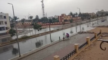 أمطار غزيرة تضرب شرم الشيخ ونويبع وطابا مع انخفاض ملحوظ في درجات الحرارة